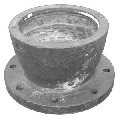 Патрубок ПФР из ВЧШГ оцинкованный с цементно-песчаным покрытием Тайтон